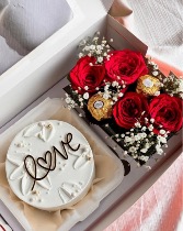 Celebration mine  cake and flower combo   For any special celebration 