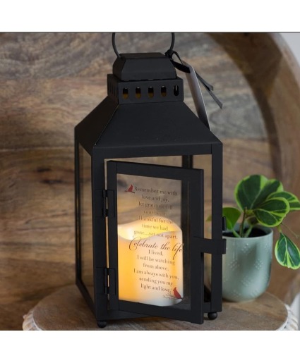 Celebration of Life Memorial Lantern with Sentimen Comfort Collection