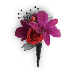 Celebrity Style Prom Boutonniere