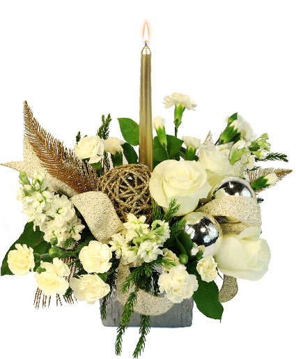 Elegance of Winter Flower Arrangement in Greenfield, MA - FLORAL AFFAIRS