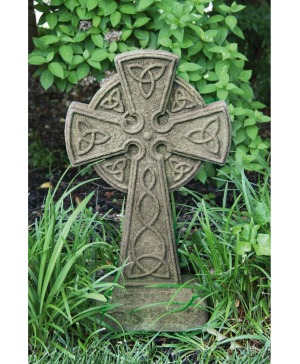 Celtic Cross  24 inch cement cross