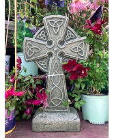 Celtic Cross Garden Statue 