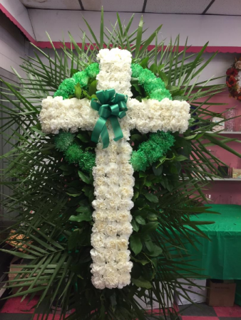 CELTIC CROSS STANDING SPRAY