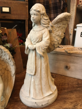 CEMENT ANGEL PLANTER SYMPATHY ARRANGEMENT/GIFT/HOME