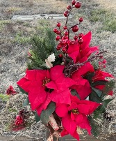 Cemetery Cone Funeral Flowers