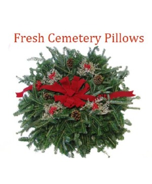 Cemetery Pillow Holiday Living Fresh Christmas 