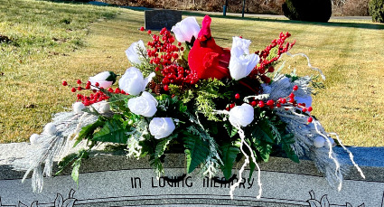 Cemetery Saddle Silk Outdoor Flowers