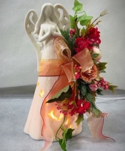 Ceramic Angel light Silk