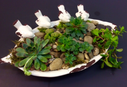 Ceramic Bird Succulent Planter