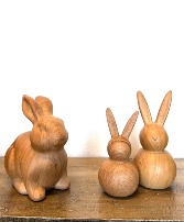 Ceramic Oak Bunnies ceramic