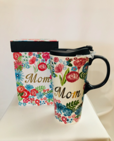 Ceramic Travel Mug Mom