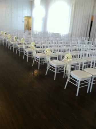 Chair bows or pew bows Wedding