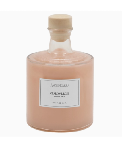 Charcoal Rose Bubble Bath 8 oz Archipelago Botanicals