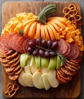 CHARCUTERIE BOARD Holiday Decorative Hams & Cheeses Board
