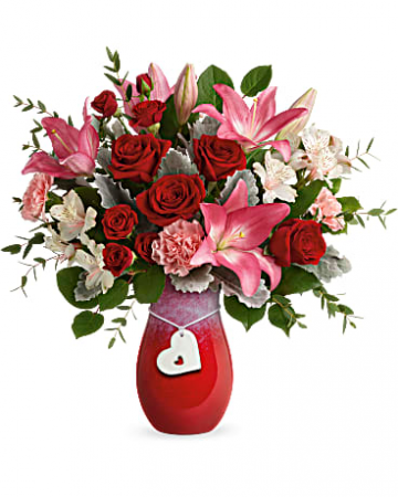 Charmed In Love Vase Arrangement