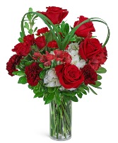 Charming Cherry Heart Flower Arrangement in Cypress, Texas | BLOOMS FROM THE HEART