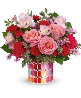 Charming Mosaic Bouquet by teleflora mosaic stained glass