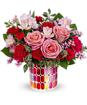 Charming Mosaic Bouquet DX Valentine's day