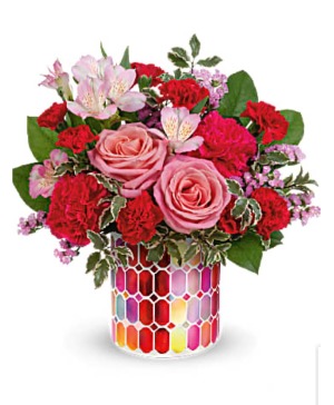 Charming Mosaic Bouquet Valentine's