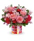 CHARMING MOSAIC FLOWER ARRANGEMENT