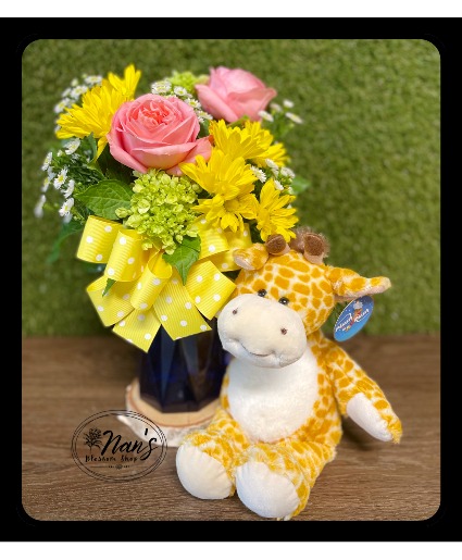 Cheer Up! Bouquet & Plush Bundle 