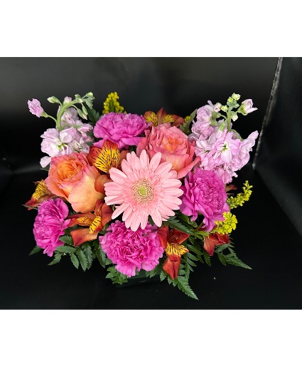 Cheerful Bliss Cube arrangement