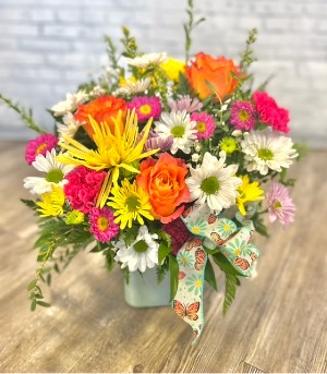 Cheerful Blooms Cube