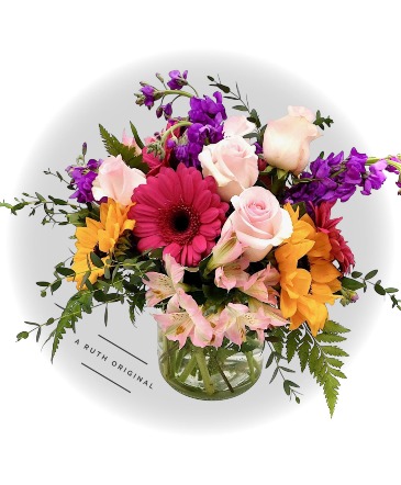 Cheerful Medley A Ruth Original in Beaufort, SC | Smiling Petals Flower Shop