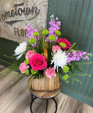 Cheerful Petal Fresh Basket