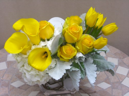 Yellow Posies Floral Design