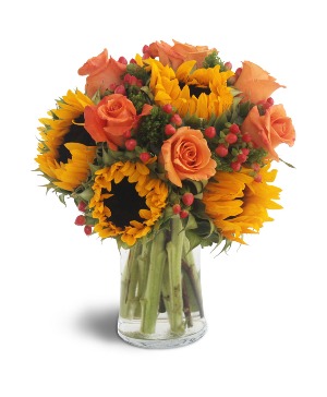Cheerful Sunflowers 