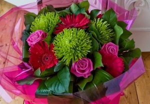 Cheerful Valentine European Hand Tied Bouquet