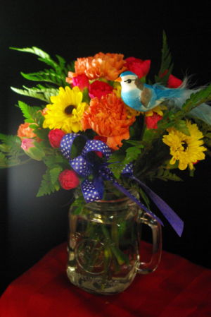 Cheers! Mixed floral arrangement in Corner Brook, NL | The Orchid Cheers! Mixed floral arrangement in Corner Brook, NL | The Orchid