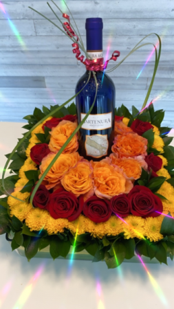 Cheers! Premium Flower Arrangement Roses, Anniversary, Thanksgiving, Christmas, Birthday.