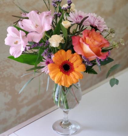 Cheers to you Flower arrangement 