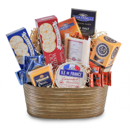 Cheese and Cracker Delight Basket