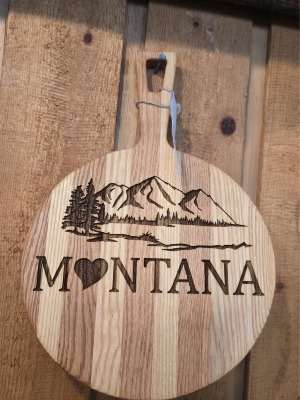 Cheese Board Custom Wood Engraved Cheese Board