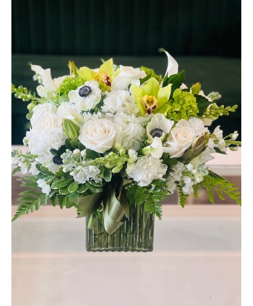 Cherish  Square Vase in Braintree, MA | Braintree Flowers