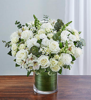 Cherished Memories™ All White in Valley City, OH | HILL HAVEN FLORIST & GREENHOUSE Cherished Memories™ All White in Valley City, OH | HILL HAVEN FLORIST & GREENHOUSE