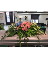 Cherished Memories Casket Spray