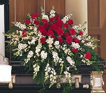 Cherished Moments Casket Spray