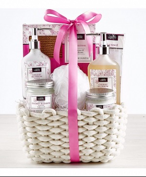 Cherry Blossom Spa Gift Basket Gift Basket