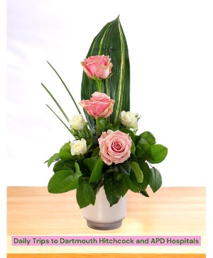 Cherry Kiss  Ceramic Vase Arrangement