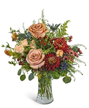 Chestnut Spice Flower Arrangement