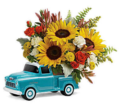 Chevy Pick up Bouquet Father's Day favorite