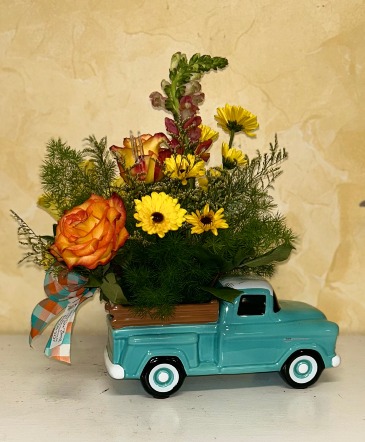 Chevy Pickup Bouquet  in Cushing, OK | BUSY BEE FLORAL