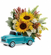 Chevy Pickup Bouquet T18F100 Keepsake Arrangement