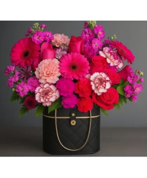 CHIC BLOOM BAG MIX FLOWERS   Shown at $75.99