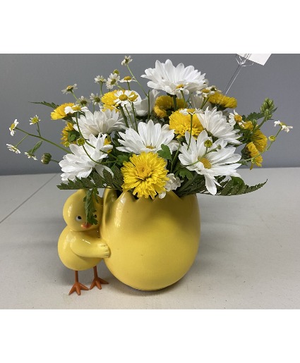 Chick Flower Arrangment 