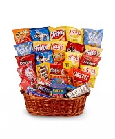 Chips and candy and more gift basket!!  